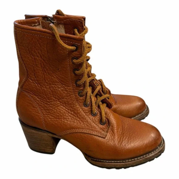 FREEBIRD CAVALIER Women's Tan Leather ankle boots size 8 - Picture 5 of 7